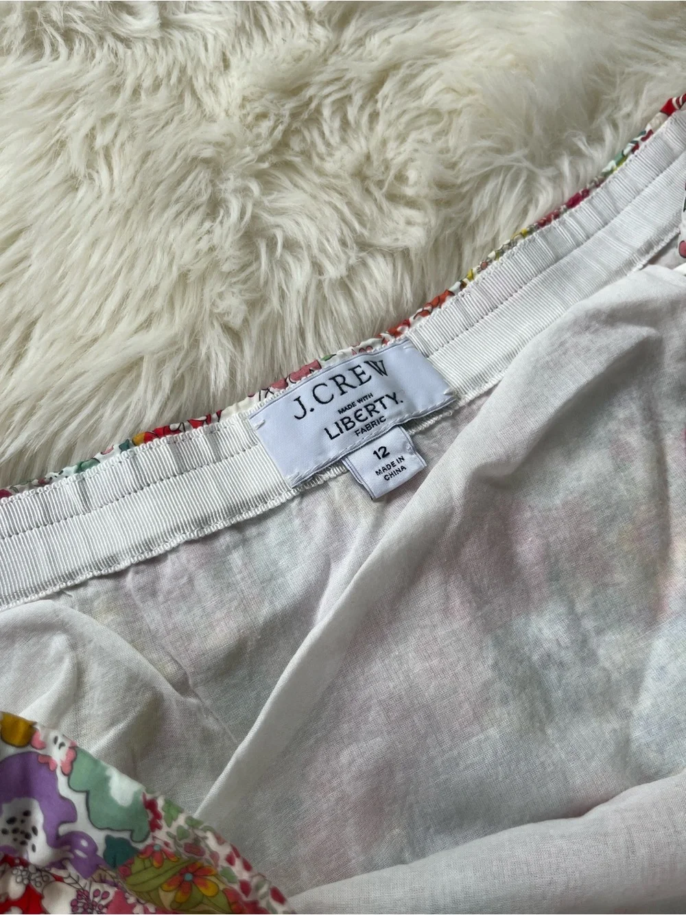 J. Crew Liberty Floral Tiered Maxi Skirt — Pink, Blue, Yellow size 12